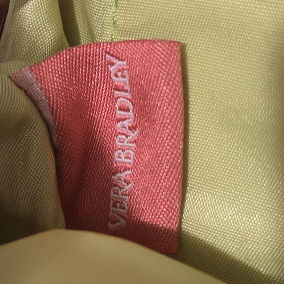 Vera Bradley Check Silk Collection Pink Checked Wristlet Retired Pattern Luxury - Picture 5 of 8